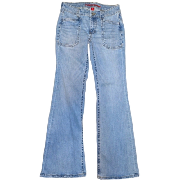 Lucky Brand Low Rise Flare Jeans Size 2 Regular {26" Waist} EUC - Picture 1 of 11